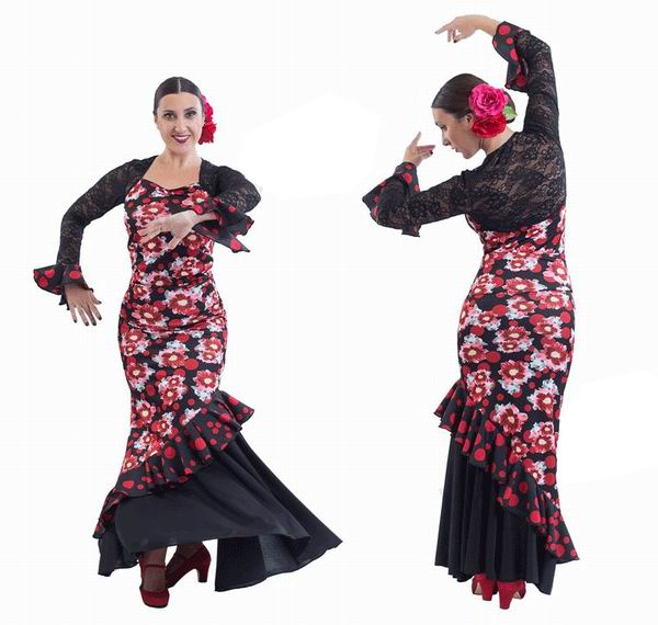 Tenue flamenca pour femmes par Happy Dance. EF130-E4734